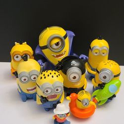 MINIONS Figures Lot McDonald's Kids Toys Thinkway Vampire Collectible