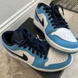 Air Jordan 1 Unc Dunk Low Size 8