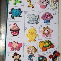 New Iron-On Patches $7.50 each