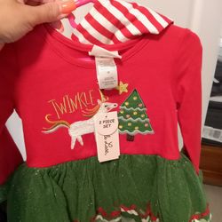 Toddler Girl Christmas Outfit 3t