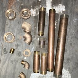 Random Brass Pipe And Fittings