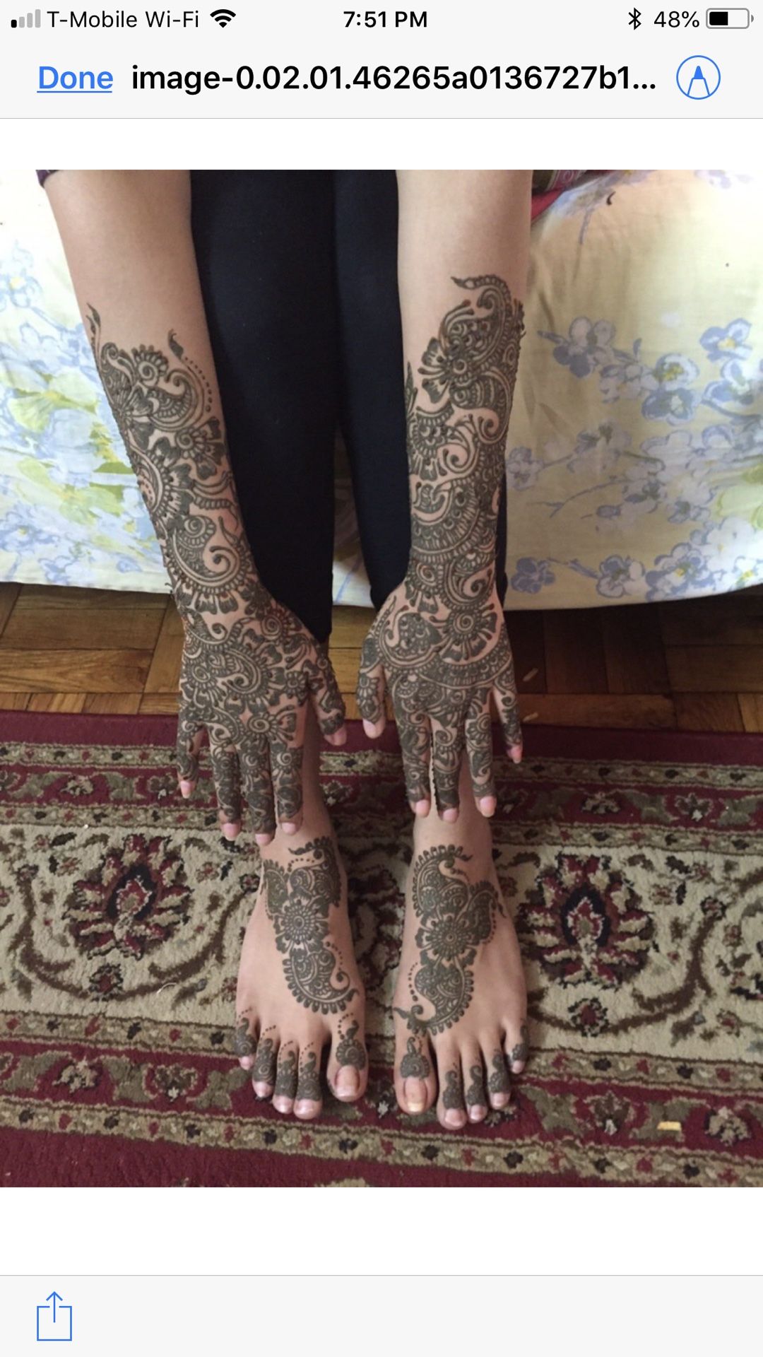 Bridal henna