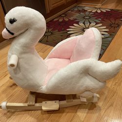 Musical rocking swan