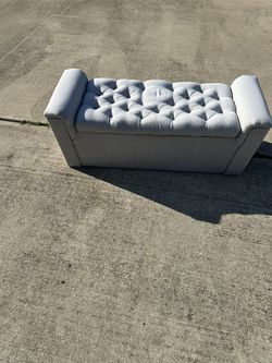 Silver Ottoman