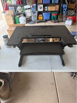 Adjustable Sit-Stand Computer Desk Converter