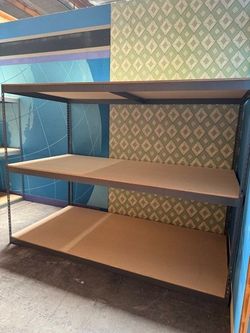 Boltless Shelving 96 in W x 48 in D Warehouse Storage Rack Stronger Than Homedepot Lowes And Costco Delivery Available