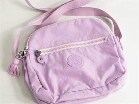 Kipling Keefe Crossbody Bag in Lilac (8.25"x7.75"x5")