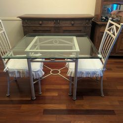 Last Dining Table With Two Chairs