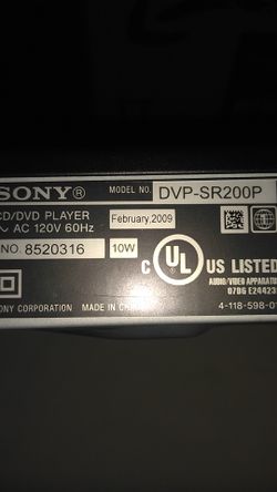 DVD player