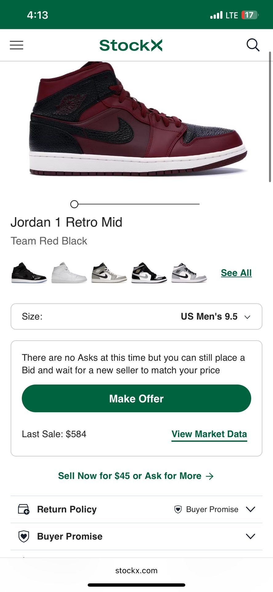 Jordan 1 Mid Retro