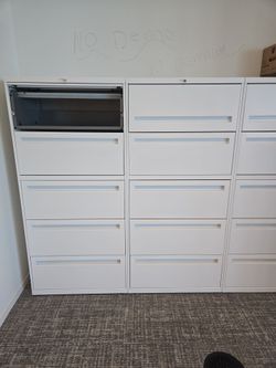 5 high storage cabinet
