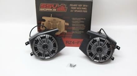 SSV Works Front Kick panel 6.5" Speaker pods W/Kicker Speakers 2014+ Polaris RZR