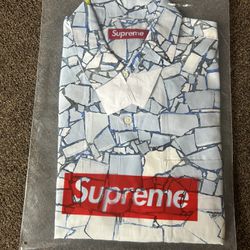 Supreme Mosaic S/S Shirt Size M NWT Deadstock IN HAND