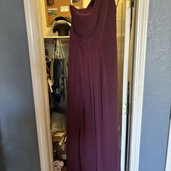 Beautiful One- Shoulder Dress For Elegant Occasion