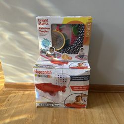 Hopscotch chair and Rainbow Tropics. Brand new