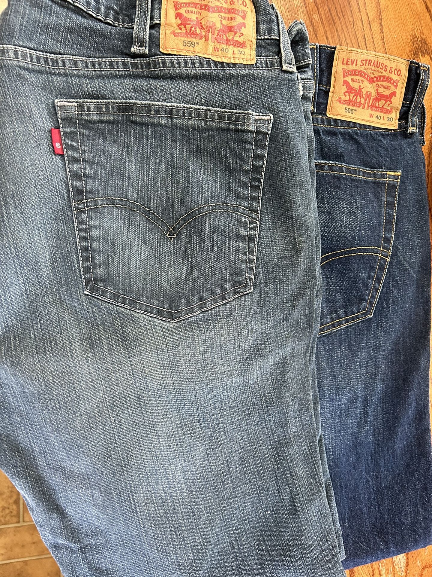 Men’s Levi Jeans 40x30