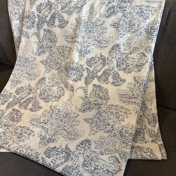 Threshold Cotton Blend Floral Window Curtains Set Of 2 Panels.