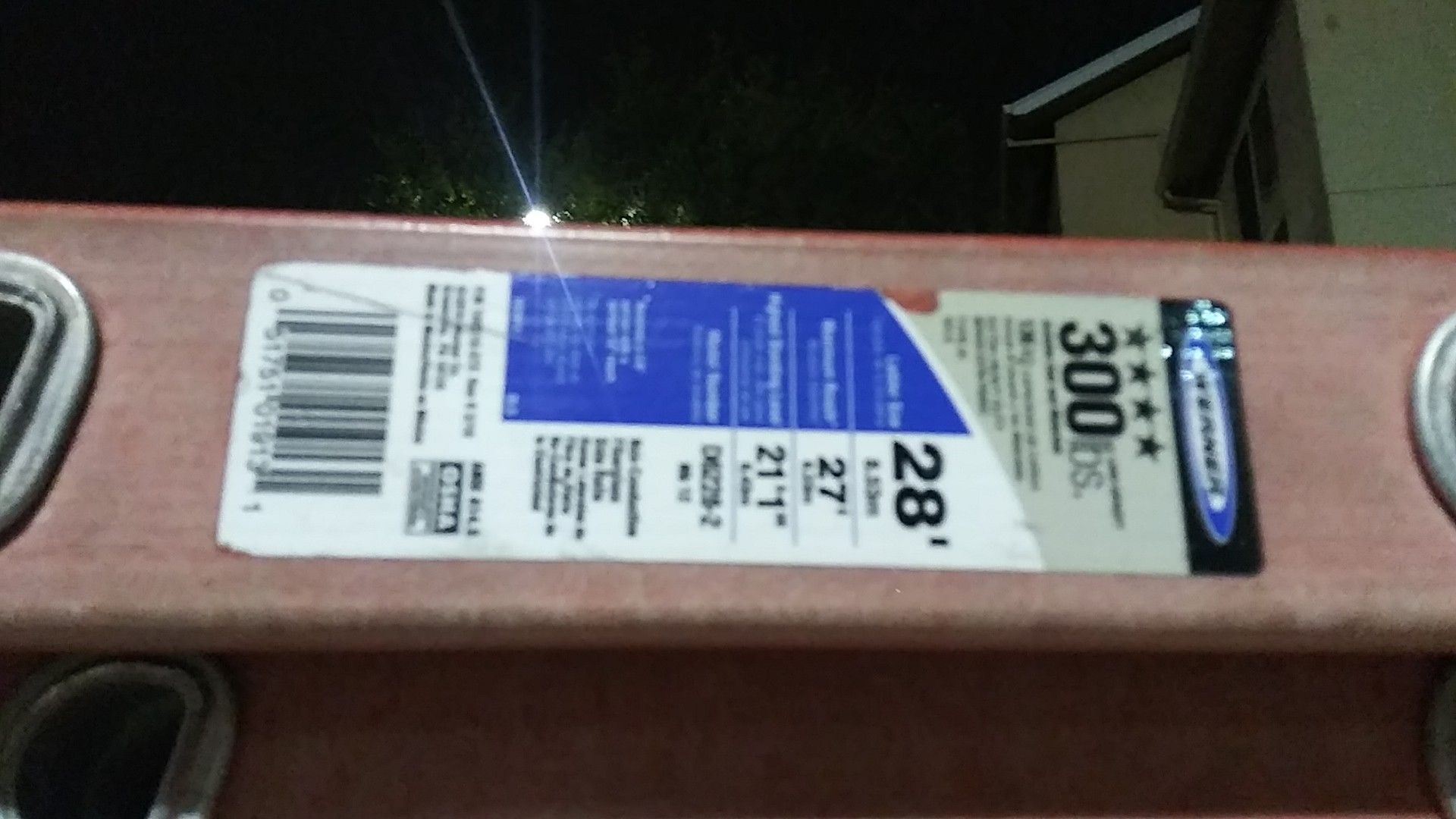 28 foot werner extension ladder
