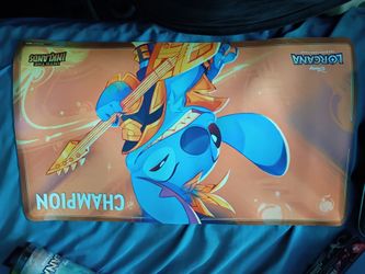 Disney lorcana stitch championship playmat