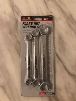 Performance Tool Flare Nut Wrench Set