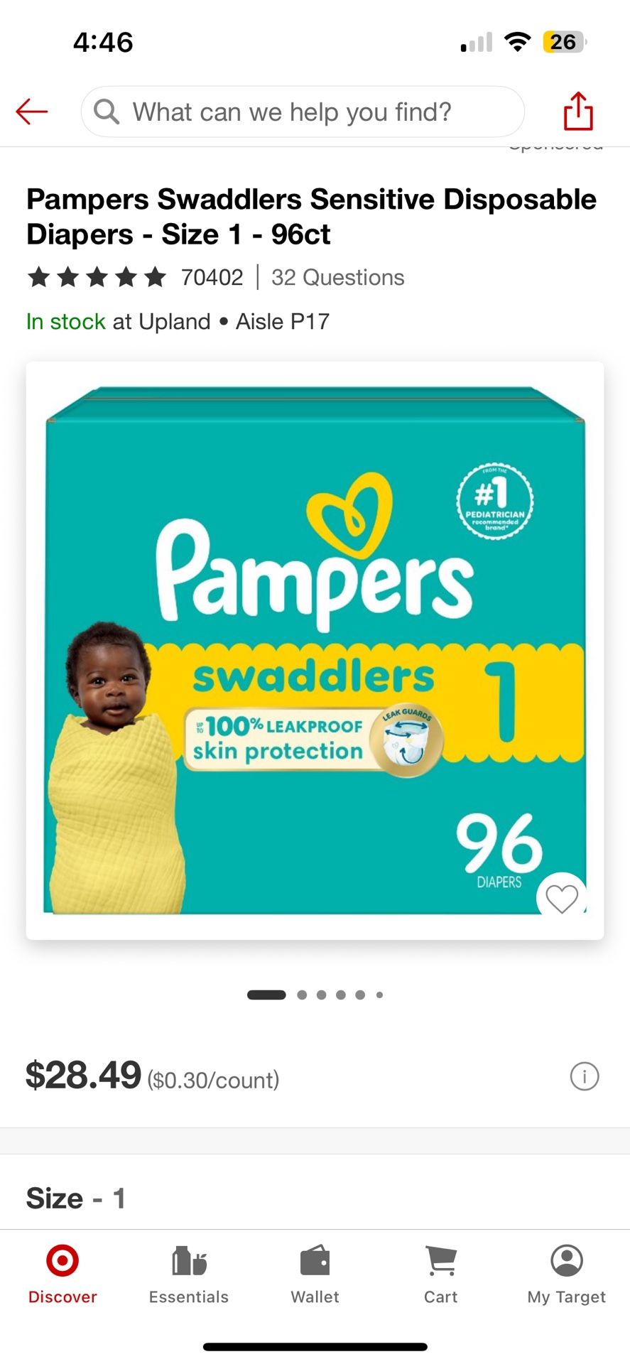Pampers Diapers