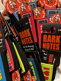 Bark Notes - Collar and Leash Accessories!