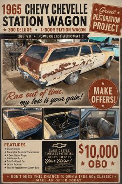 1965 Chevy Chevelle Station Wagon