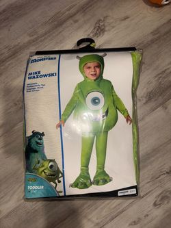 Toddler Mike wazowski jumpsuit Halloween