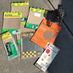 Vibrating Surface Sander & Sandpaper