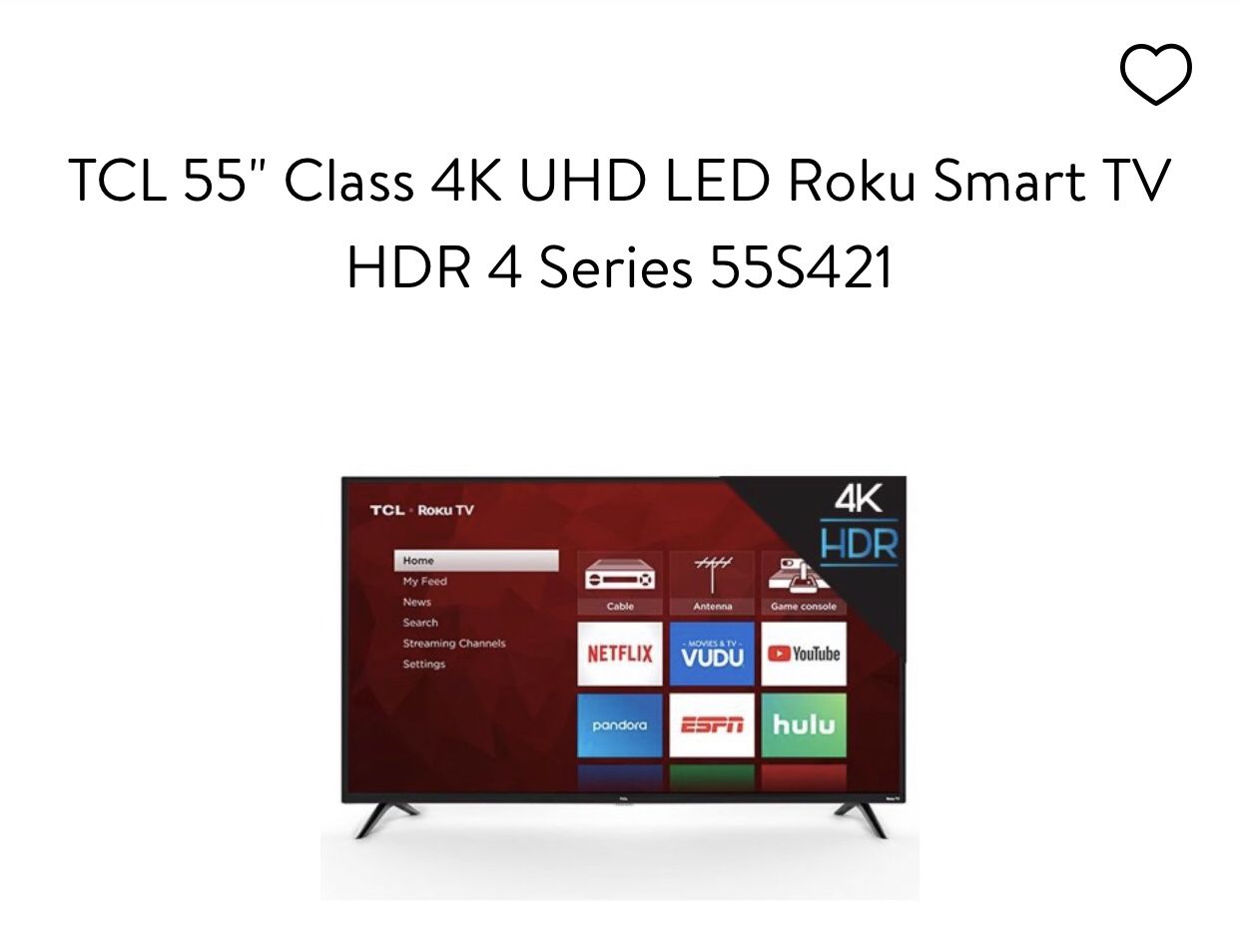 55 roku tv