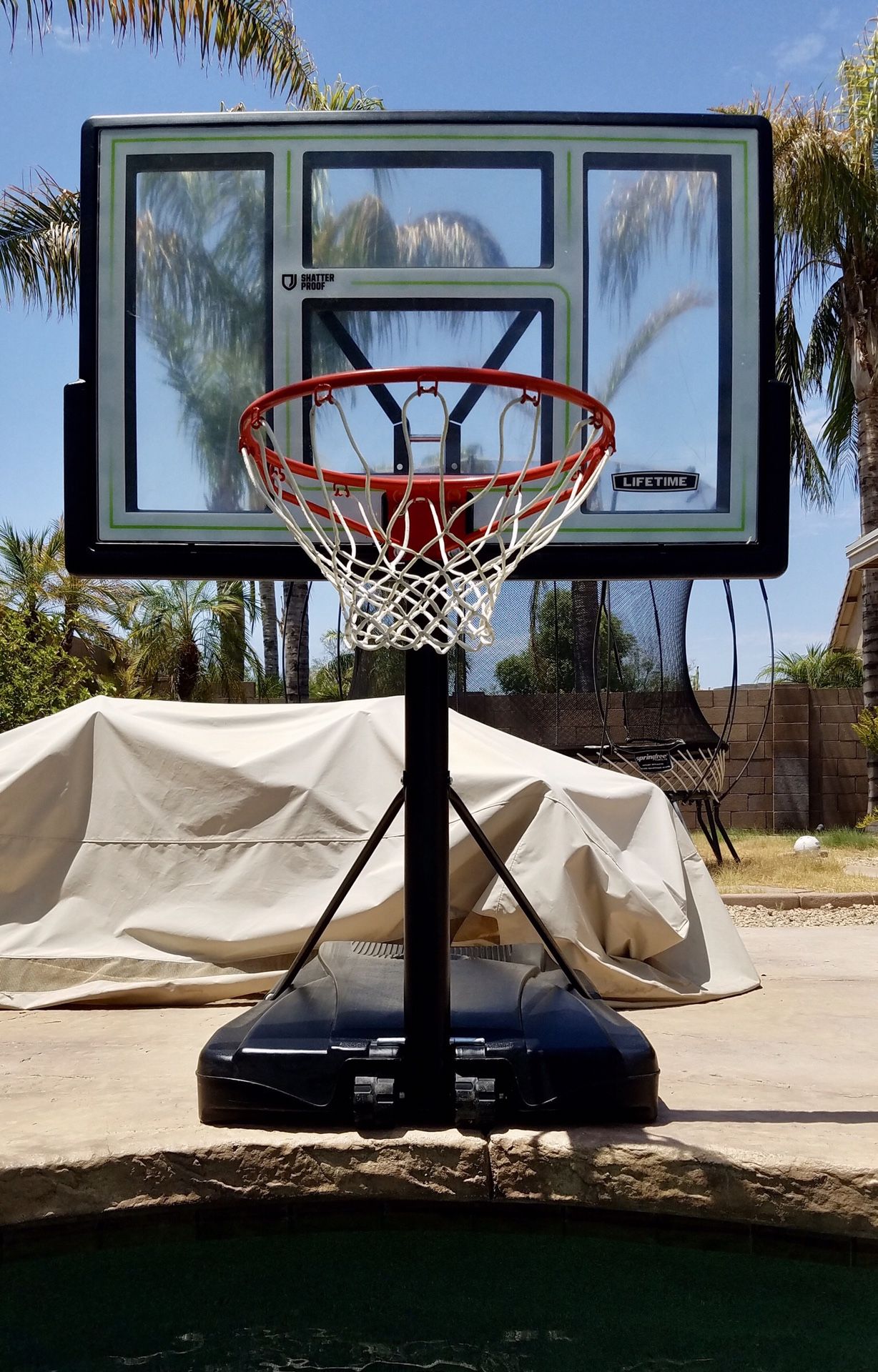 Poolside Basketball Hoop — 44in