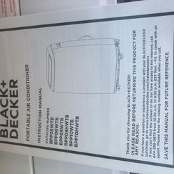 FREE Black and Decker portable AC unit