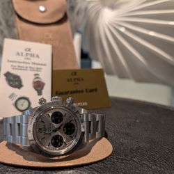 Alpha Mechanical Chronograph Watch