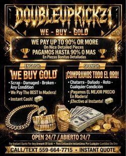 BUYING anything that’s GOLD