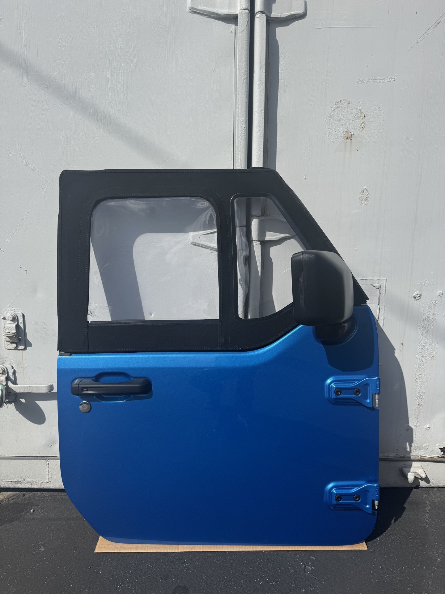 2024 Jeep Wrangler Hydro Blue Half Doors (Removable Windows)
