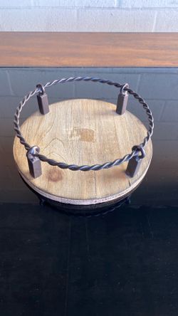 Rustic mango wood decorative tray