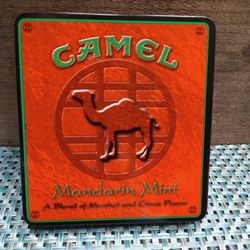 camel flavored cigarette tins Vintage Camel Cigarette Tin Mandarin Mint for Sale in Bonney Lake, WA