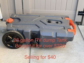 28 gallon rv waste dump tank gray black water