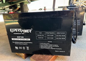 Expert Power EXP100 12V 100Ah Deep Cycle Battery