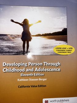Developing Person Through Childhood And Adolescence