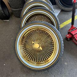 20s Triple Gold 150 Spokes New With New Vogue 