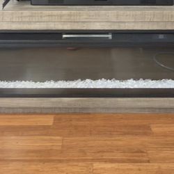 TV Stand With fireplace Heater 