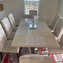 Dining Table With 8 Chairs 