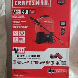 Craftsman V20 Backpack Sprayer Kit 