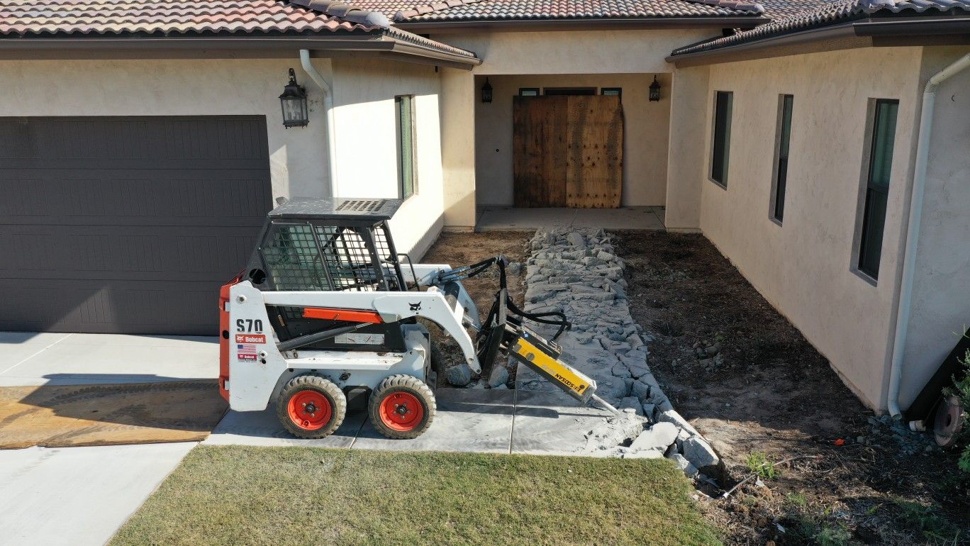 3 Ft Wide Mini Bobcat Work