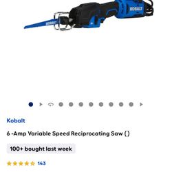 Kobalt Reciprocating Saw