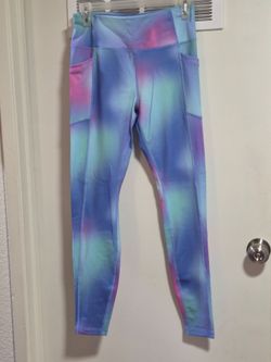 Tie-Dye High-Waist Leggings with Side Pockets