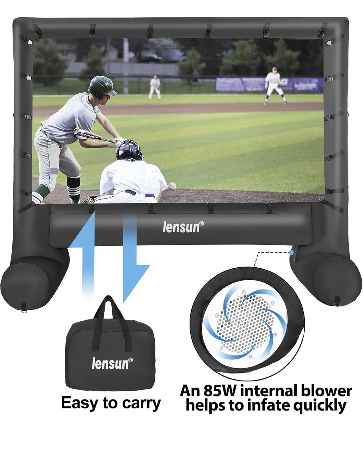 Lensun 14-Foot Inflatable Projector Screen