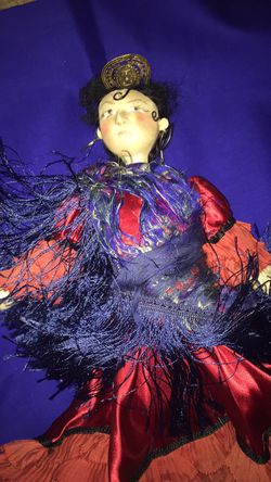 Spanish woman doll vintage 50-60's