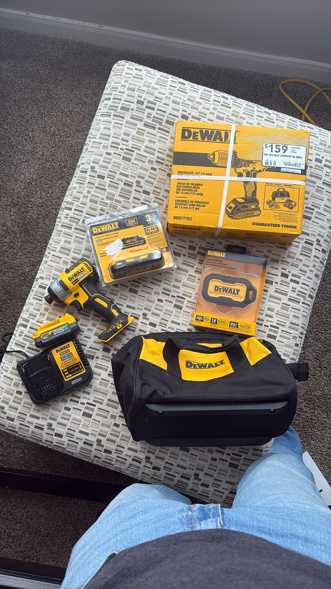 Dewalt Driver And Impact Driver + Accessories